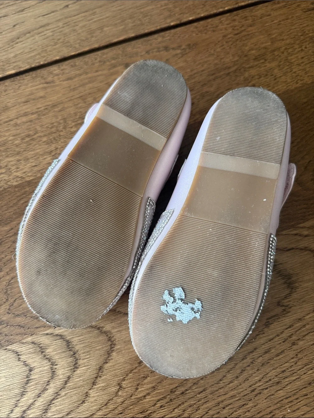 Girls' Sparkling Bow Mary Jane Dress Shoes - Light Pink